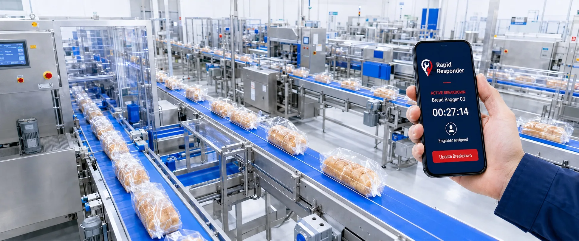 Rapid Responder support active on a production line
